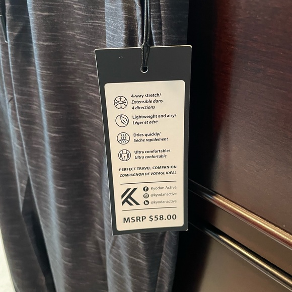 Kyodan Capri’s NWT. Black with small white threads. - Picture 3 of 3